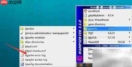 Apache错误日志查看方法