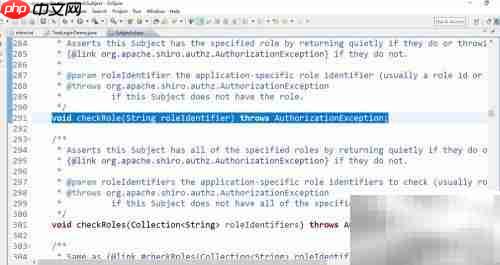 Shiro角色认证解析
