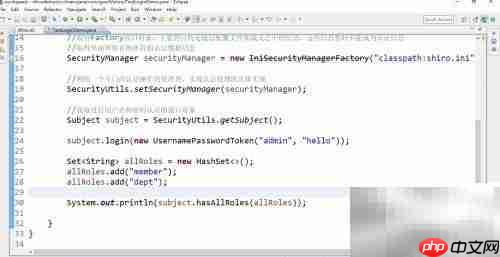 Shiro角色认证解析