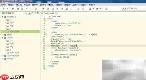 ajax错误解决方法