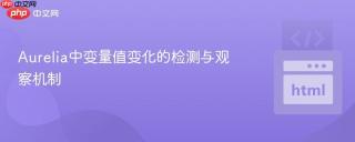 Aurelia中变量值变化的检测与观察机制