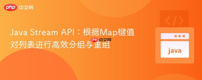 Java Stream API：根据Map键值对列表进行高效分组与重组
