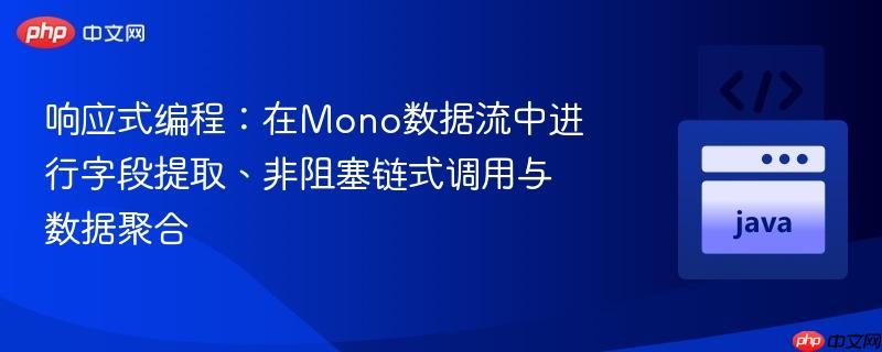 响应式编程：在Mono数据流中进行字段提取、非阻塞链式调用与数据聚合