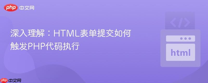 深入理解：HTML表单提交如何触发PHP代码执行