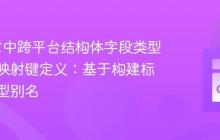 Go语言中跨平台结构体字段类型推断与映射键定义：基于构建标签与类型别名