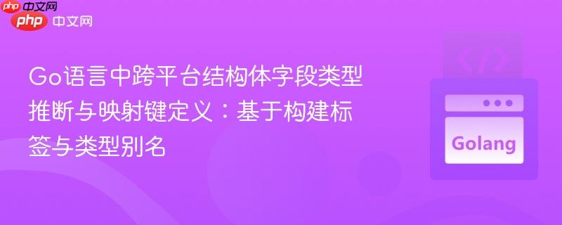 Go语言中跨平台结构体字段类型推断与映射键定义：基于构建标签与类型别名