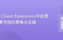 Prisma Client Extensions中处理异步计算字段的策略与实践