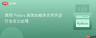 使用 Polars 高效加载多文件并进行自定义处理