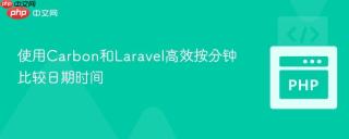 使用Carbon和Laravel高效按分钟比较日期时间