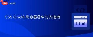 CSS Grid布局容器居中对齐指南