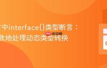 Go语言中interface{}类型断言：安全高效地处理动态类型转换