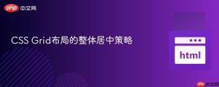 CSS Grid布局的整体居中策略