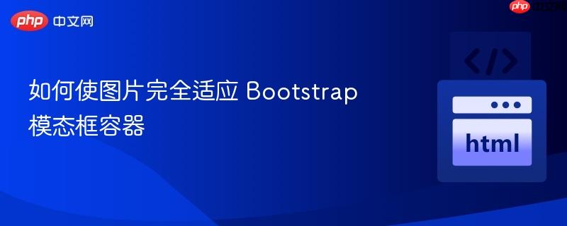 如何使图片完全适应 Bootstrap 模态框容器