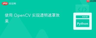 使用 OpenCV 实现透明遮罩效果