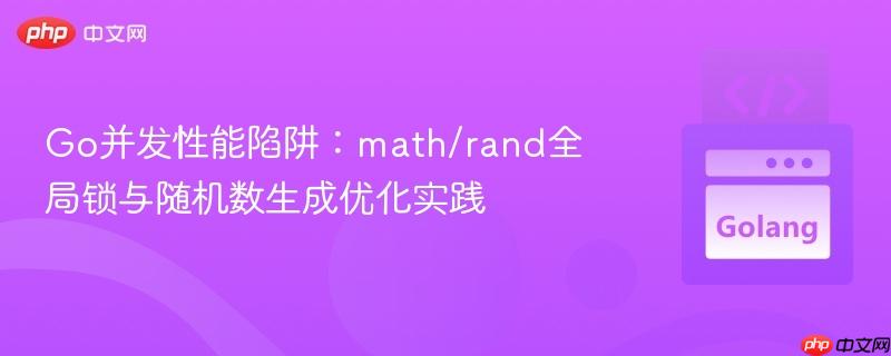 Go并发性能陷阱:math/rand全局锁与随机数生成优化实践
