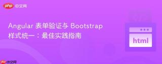 Angular 表单验证与 Bootstrap 样式统一：最佳实践指南