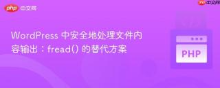 wordpress 中安全地处理文件内容输出:fread() 的替代方案