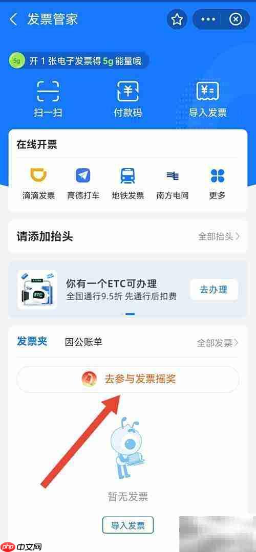 电子发票抽奖指南