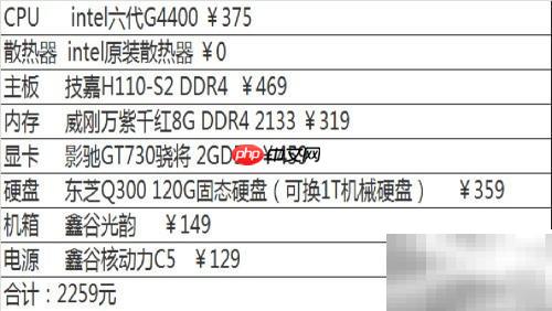 2000元电脑配置指南