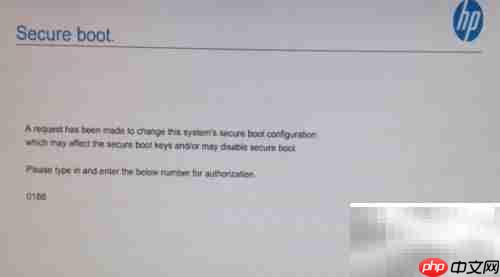 惠普Zx40 BIOS安全启动详解