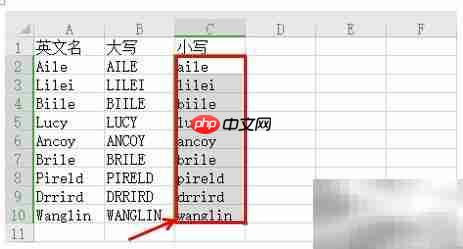 WPS表格大小写批量转换技巧