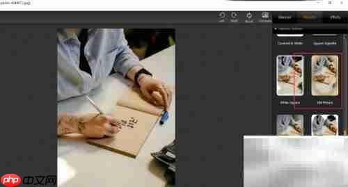 使用glamour旧照片边框技巧