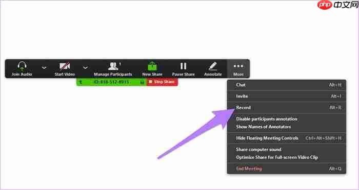 Win10系统和macOS系统如何使用缩放记录屏幕？