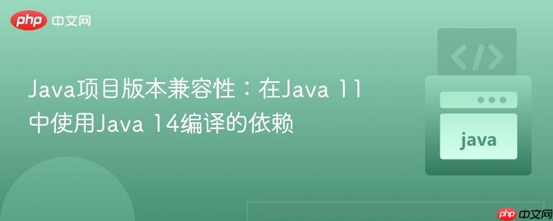Java项目版本兼容性:在Java 11中使用Java 14编译的依赖