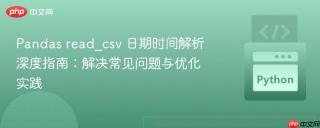 Pandas read_csv 日期时间解析深度指南：解决常见问题与优化实践