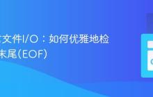 Go语言文件I/O：如何优雅地检测文件末尾(EOF)