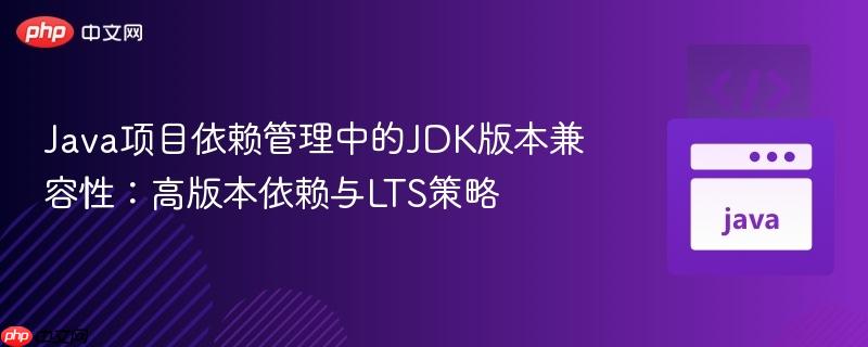 Java项目依赖管理中的JDK版本兼容性：高版本依赖与LTS策略