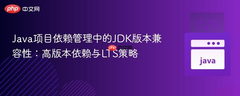 Java项目依赖管理中的JDK版本兼容性：高版本依赖与LTS策略
