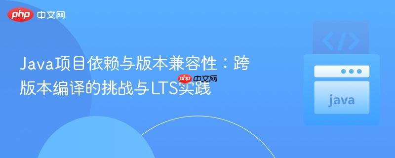 Java项目依赖与版本兼容性:跨版本编译的挑战与LTS实践
