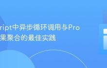 JavaScript中异步循环调用与Promise结果聚合的最佳实践