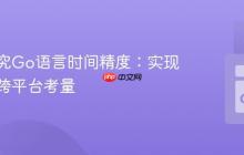 深入探究Go语言时间精度：实现机制与跨平台考量