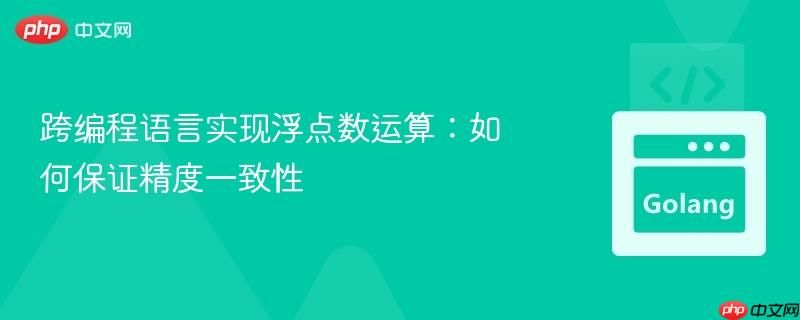 跨编程语言实现浮点数运算:如何保证精度一致性