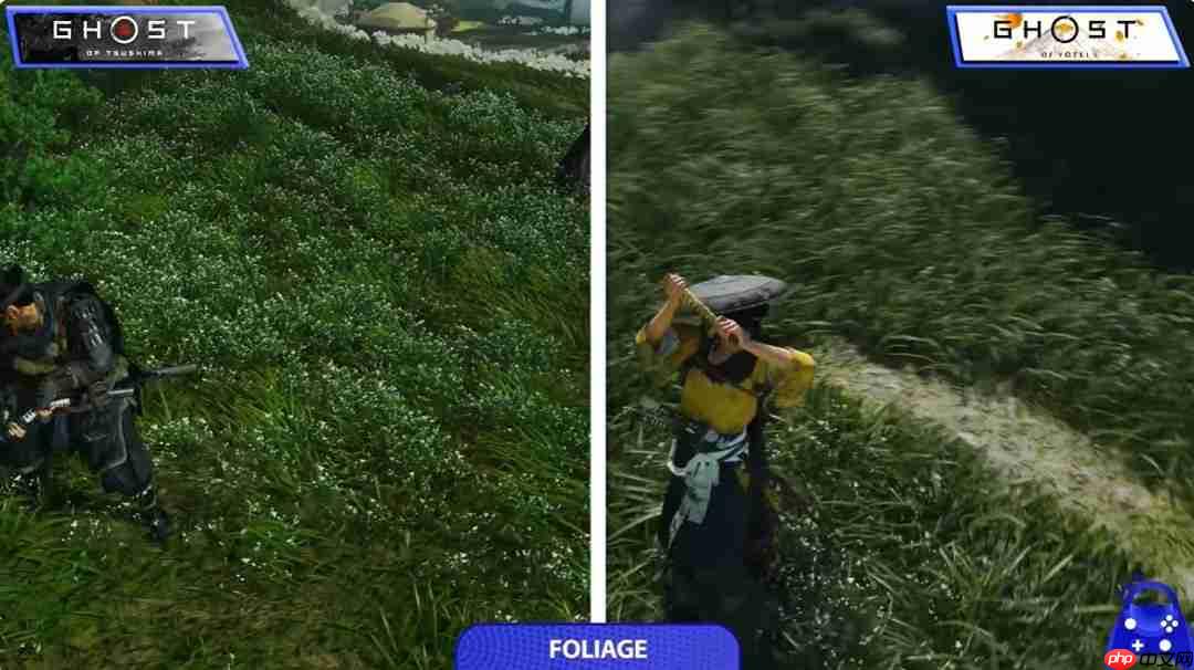 显著提升！ 《羊蹄山之魂》与《对马岛之魂》最终画面对比