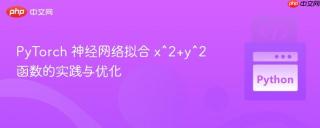 PyTorch 神经网络拟合 x^2+y^2 函数的实践与优化
