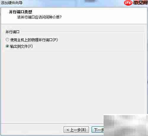 虚拟并口配置指南