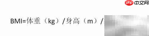 BMI与WHR计算方法解析