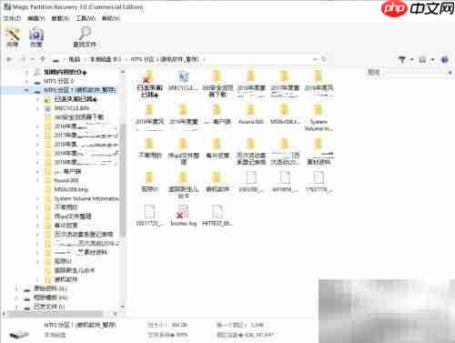 Magic Partition恢复损坏分区