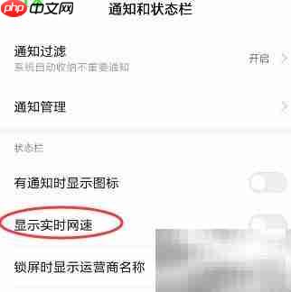 手机网络实时显示技巧