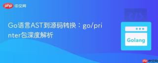 Go语言AST到源码转换：go/printer包深度解析