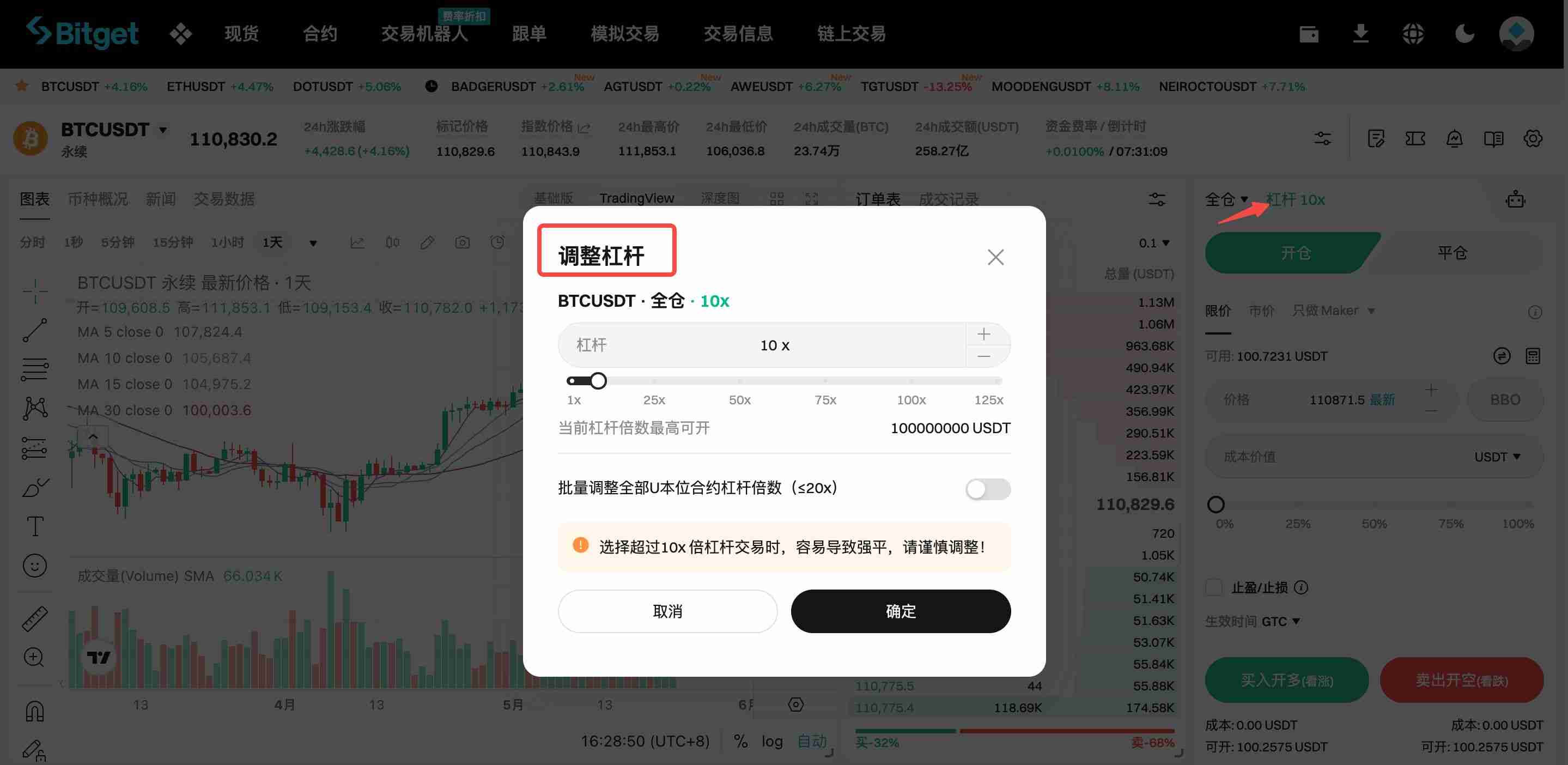 新手如何玩转Bitget期货合约交易?Bitget合约交易页面、优缺点、操作方法