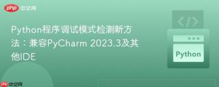 Python程序调试模式检测新方法：兼容PyCharm 2023.3及其他IDE