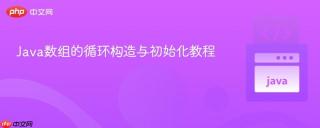 Java数组的循环构造与初始化教程