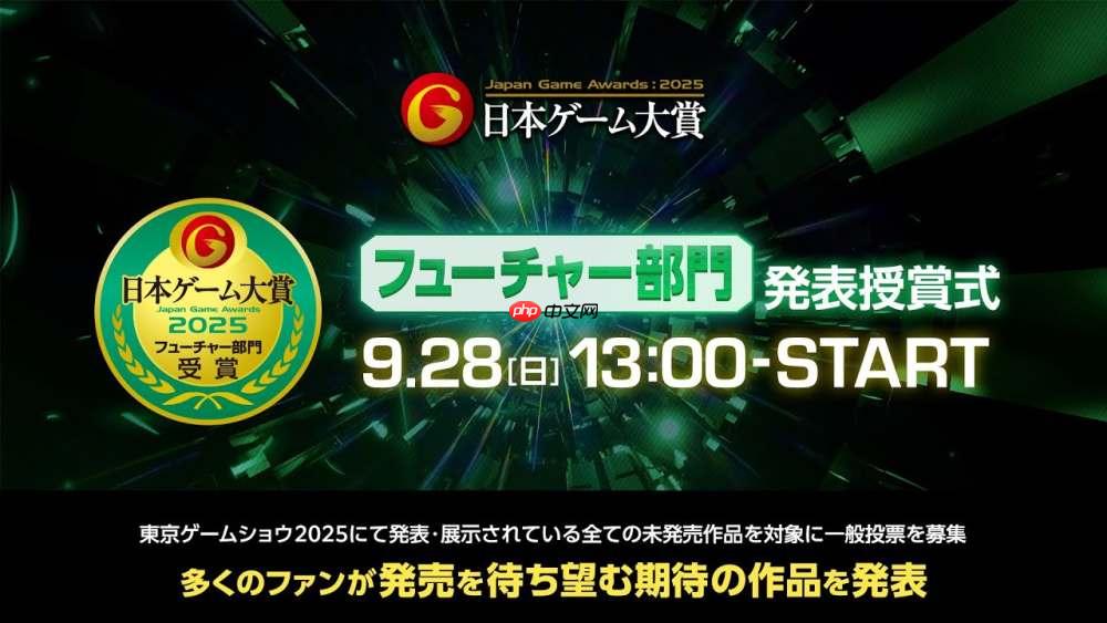 TGS2025日本游戏大赏2025未来部门公布11款获奖作品
