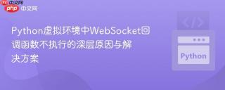Python虚拟环境中WebSocket回调函数不执行的深层原因与解决方案
