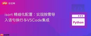 isort 精细化配置：实现按需导入语句换行与VSCode集成