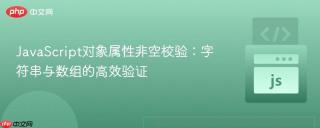 JavaScript对象属性非空校验：字符串与数组的高效验证